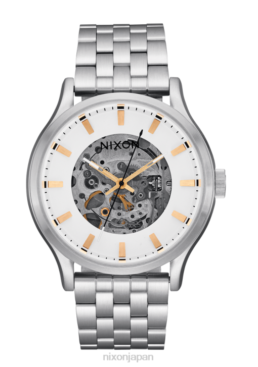 時計 jp Nixon スペクトル ホワイト/シルバー DNT4118