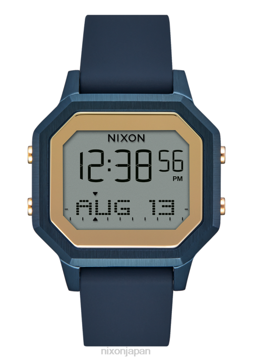 時計 jp Nixon サイレンステンレス鋼 ネイビー/ゴールド DNT4208