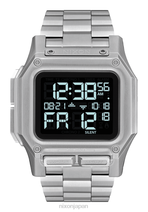 時計 jp Nixon レグルス ステンレススチール 黒 DNT4214
