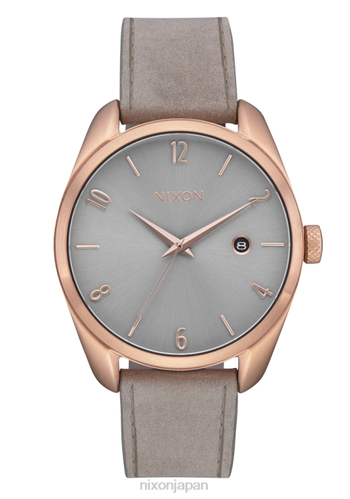 時計 jp Nixon タリアレザー グレーサンレイ/ローズゴールド/グレー DNT4258