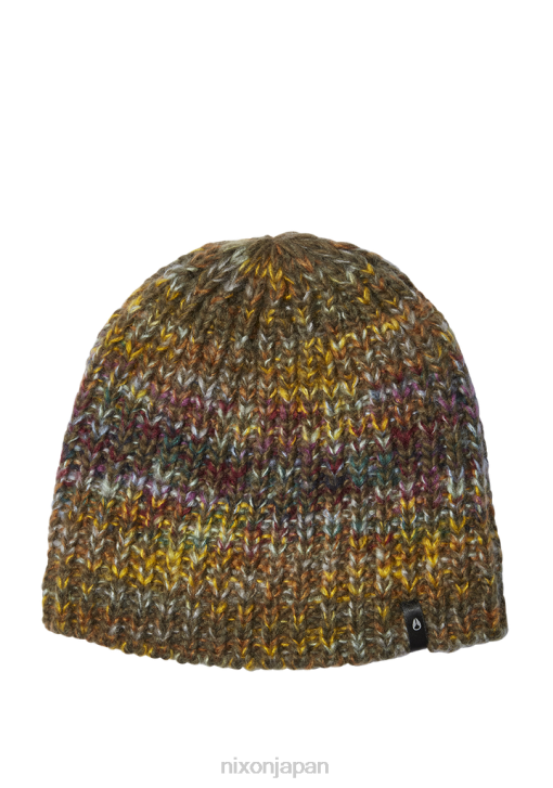 アクセサリー jp Nixon オーエンズのビーニー帽 グリーン/マルチ DNT4363