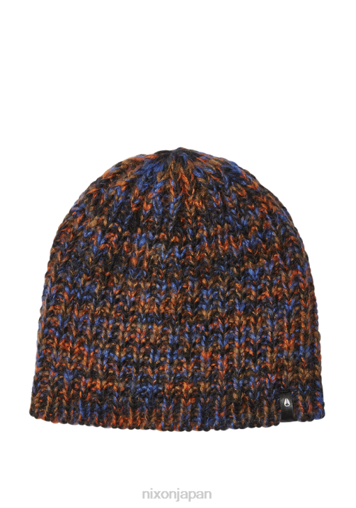 アクセサリー jp Nixon オーエンズのビーニー帽 ブラック/ブルーマルチ DNT4364