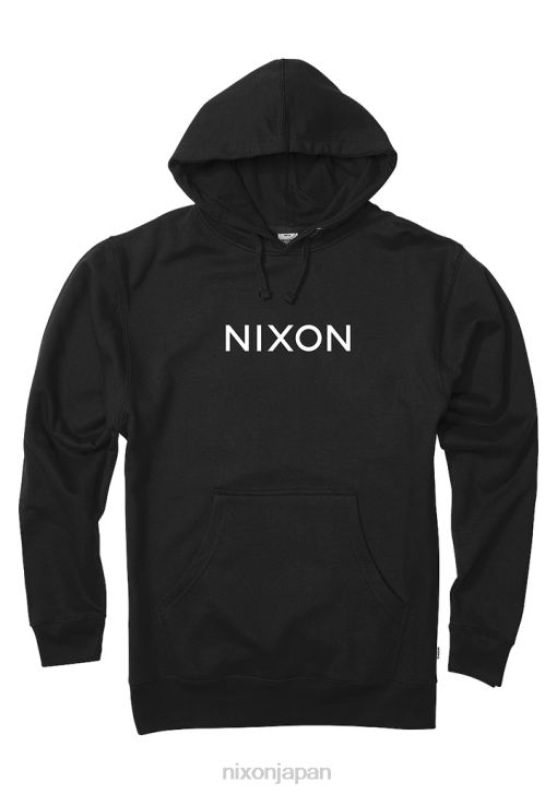 衣類 jp Nixon ワードマークパーカー 黒 DNT4462