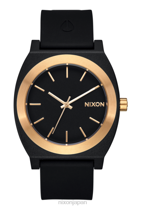 時計 jp Nixon タイムテラーオップ ブラック/マットゴールド DNT491