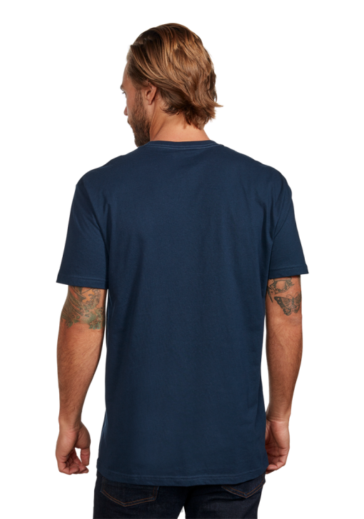 衣類 jp Nixon OG スクリプト エコ リプリブ T シャツ ネイビー/ホワイト DNT4498