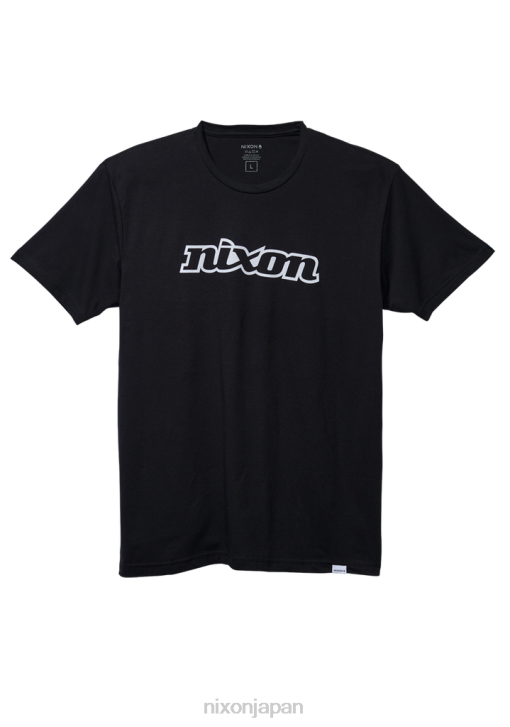 衣類 jp Nixon OG スクリプト エコ リプリブ T シャツ 黒、白 DNT4499