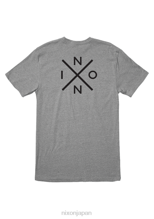 衣類 jp Nixon スポットTシャツ ダークヘザーグレー DNT4479