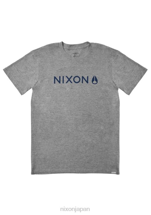 衣類 jp Nixon ベースTシャツ ダークヘザーグレー DNT4485
