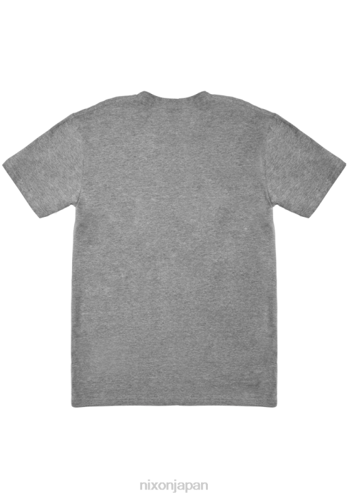 衣類 jp Nixon ベースTシャツ ダークヘザーグレー DNT4485