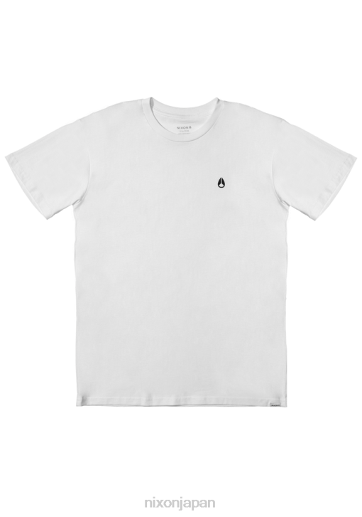 衣類 jp Nixon スズメTシャツ 白 DNT4489