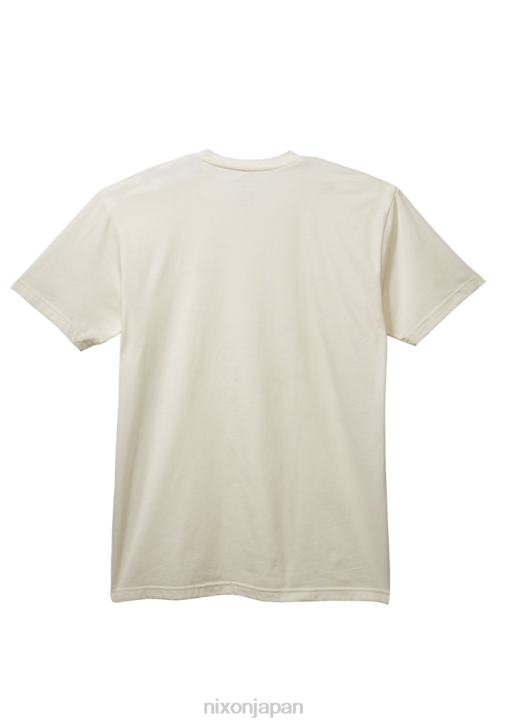 衣類 jp Nixon スパローリプリブTシャツ ナチュラル/レッド DNT4496
