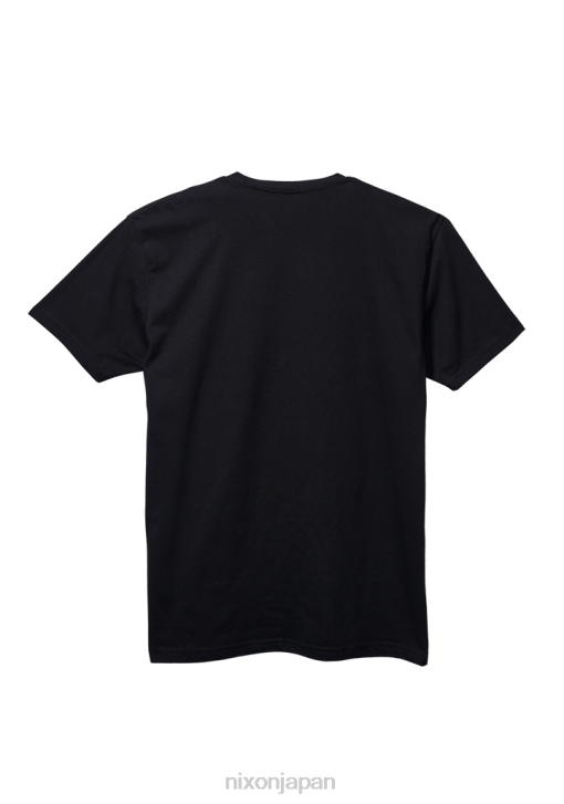 衣類 jp Nixon 泡立ちを保つTシャツ 黒、白 DNT4514