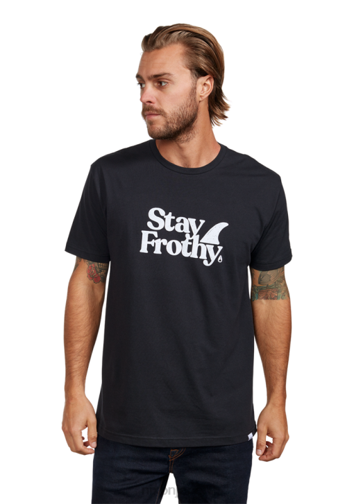 衣類 jp Nixon 泡立ちを保つTシャツ 黒、白 DNT4514