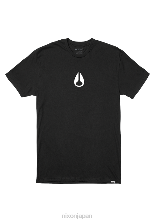 衣類 jp Nixon ウィングリプリブTシャツ 黒 DNT4516